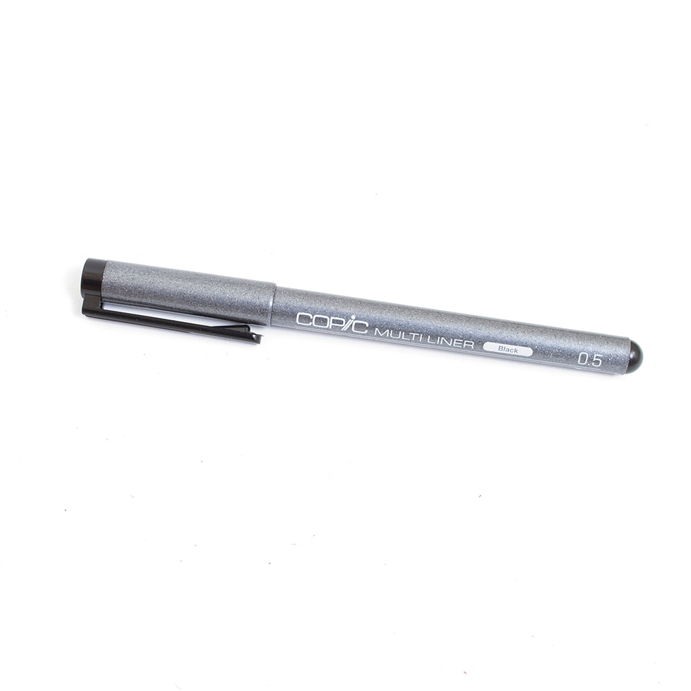 Copic, Fine Pen, Multiliner, Art & School, 55195, Black, 0.5-04